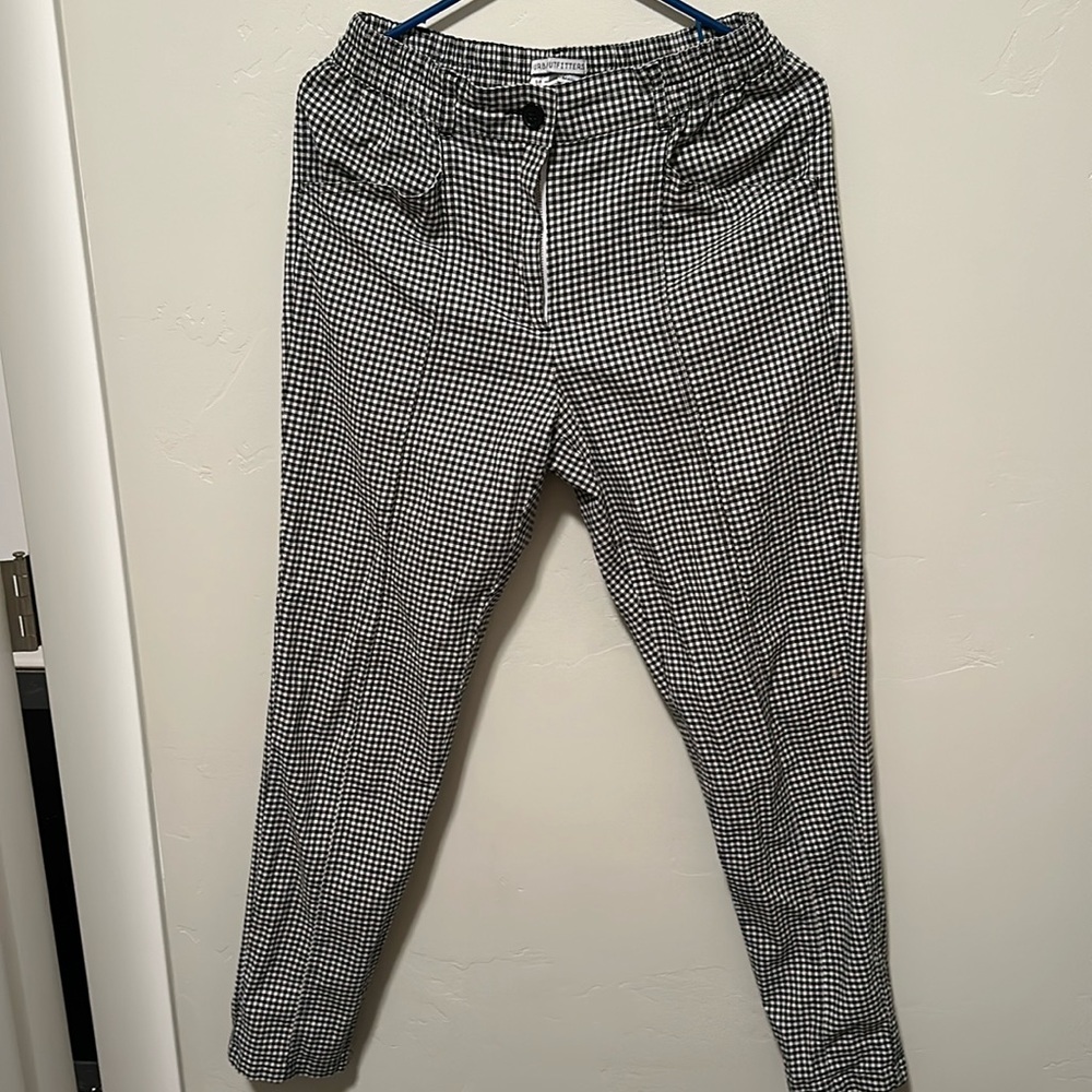 Urban Outfitters trousers with elastic waistband and front pleat, size S